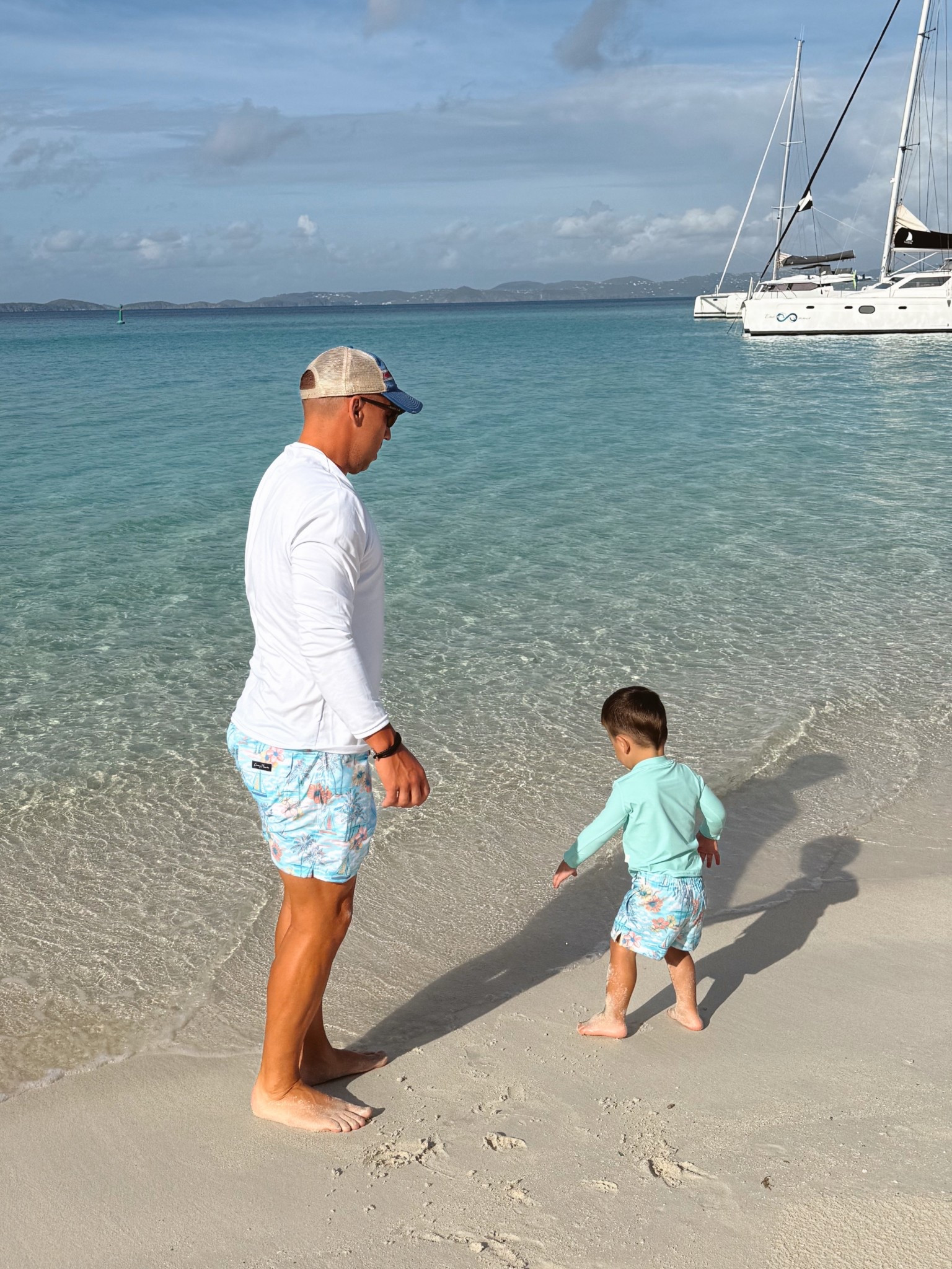 Beach outfits - BK is in M & Conrad is in 2T

#LTKMens #LTKKids #LTKSwim