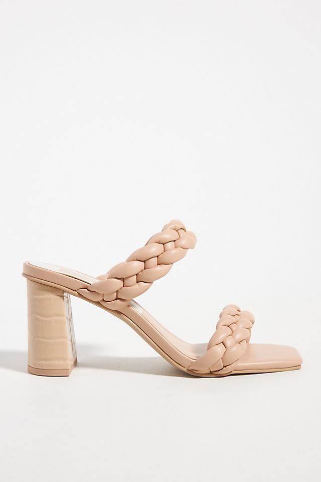 Dolce Vita Braided Heeled Slide Sandals | Anthropologie (US)