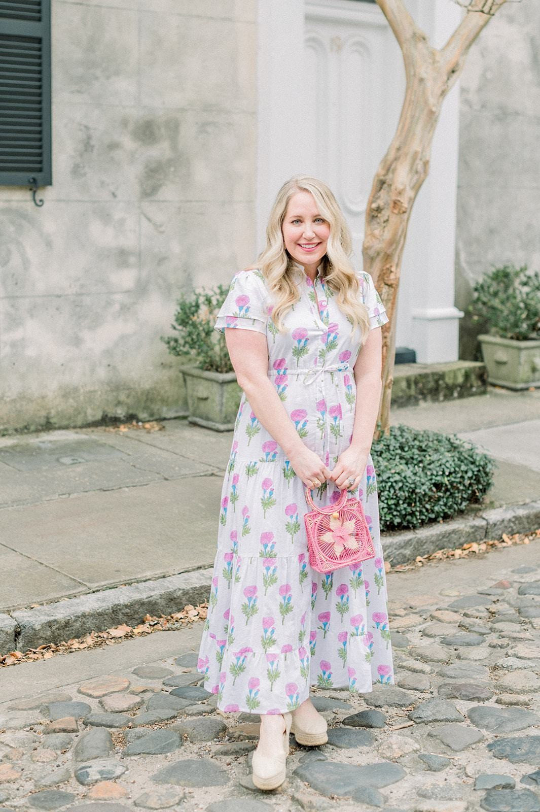 Magnolia Garden Flutter Dress | Passion Flower | Victoria Dunn 