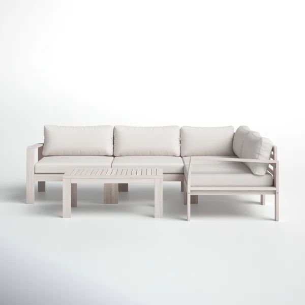 5 Piece Sectional Seating Group with Cushions | Wayfair North America