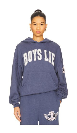 Boys Lie in Too Deep Racer Hoodie in Blue. - size M/L | Revolve Clothing (Global)