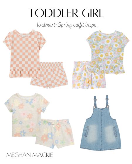 The Walmart Spring toddler girls clothes are SO CUTE! Here are a few of my favs! 🌸 
.
.
.
#toddlergirl #walmartkids #toddlergirlfashion 

#LTKkids #LTKunder50 #LTKstyletip