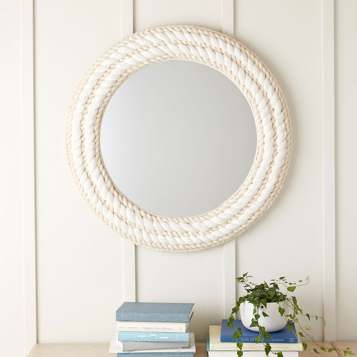 Cotton Rope Round Mirror | Pottery Barn Teen
