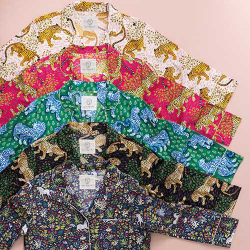 Bagheera - Satin Getting Ready Set - Olive | Printfresh