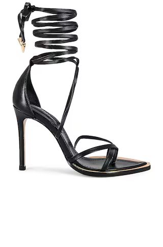 Schutz x REVOLVE Calandra Sandal in Black from Revolve.com | Revolve Clothing (Global)