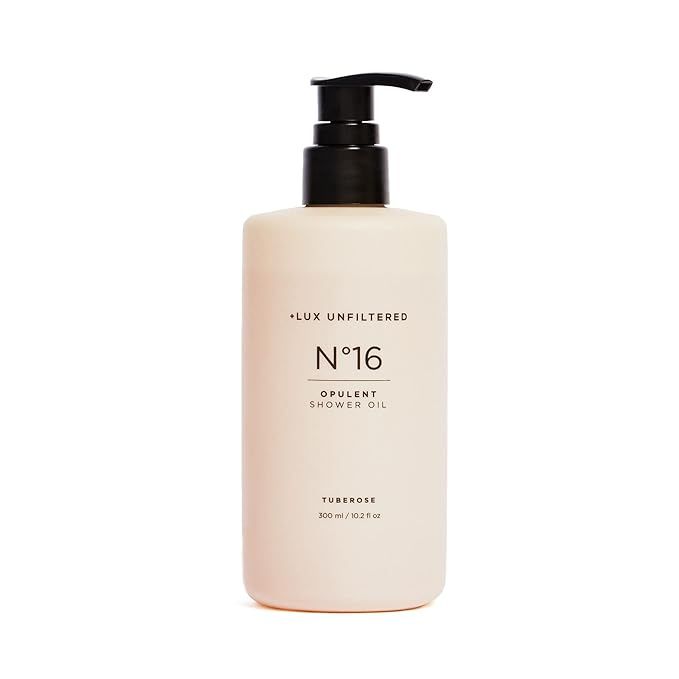 + Lux Unfiltered N°16 Opulent Shower Oil in Tuberose - Luxurious Hydrating Full Body Oil Cleanse... | Amazon (US)