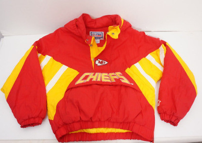 Vintage 90s NFL Kansas City KC Chiefs STARTER Coat Jacket Youth Large Pro line  | eBay | eBay US