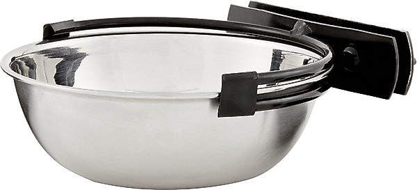 MidWest Stainless Steel Snap'y Fit Dog Kennel Bowl | Chewy.com