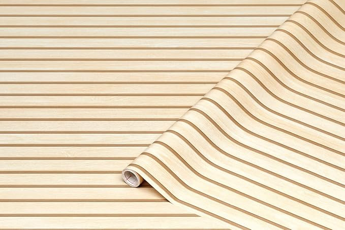 d-c-fix Peel and Stick Contact Paper Wooden Slats Wood Grain Self-Adhesive Film Waterproof & Remo... | Amazon (US)
