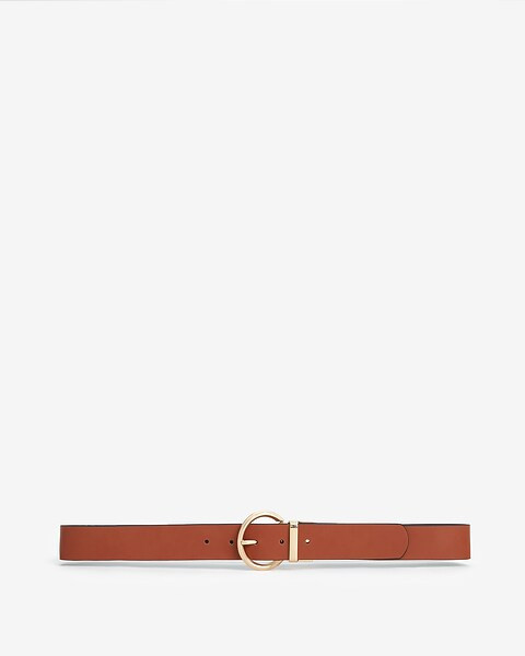 Round Buckle Reversible Belt | Express