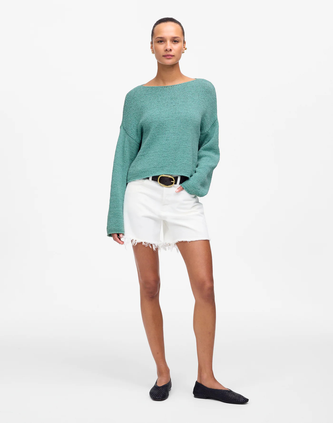 Boatneck Pullover Sweater | Madewell | Madewell