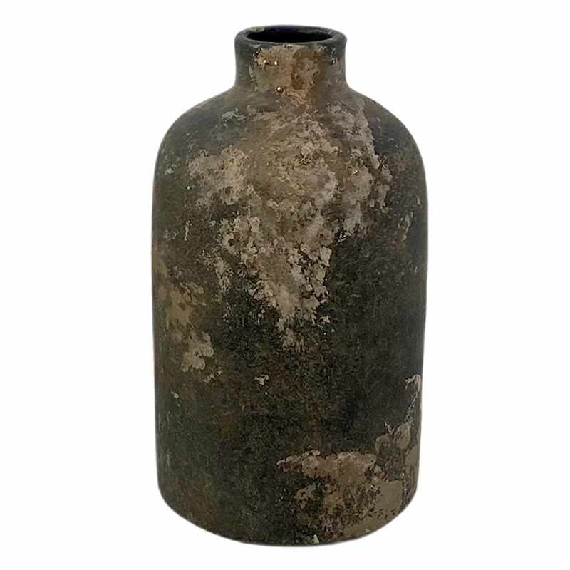 Black Ceramic Vase, 8.5" | At Home