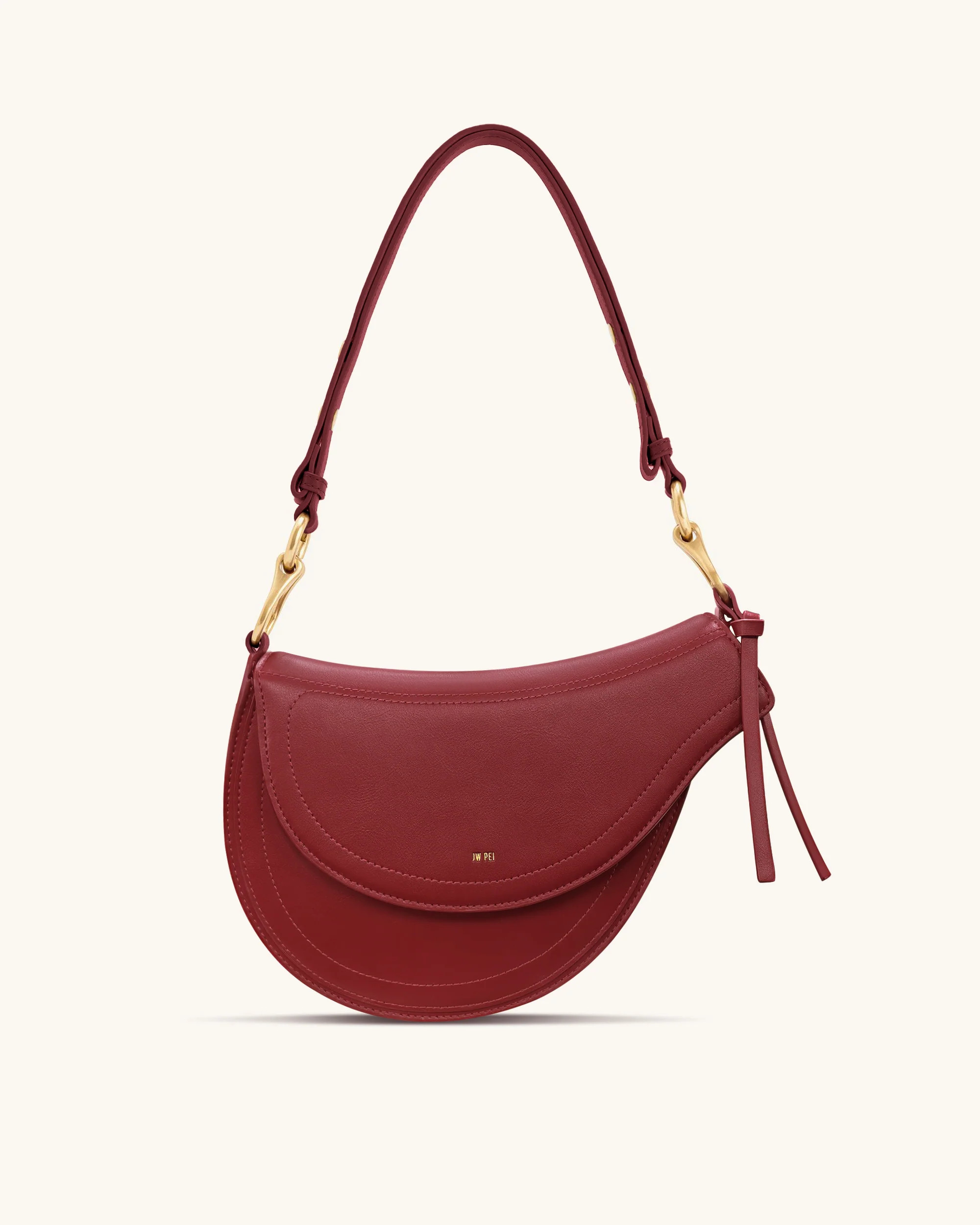 Ashlie Crossbody Bag - Burgundy | JW PEI US