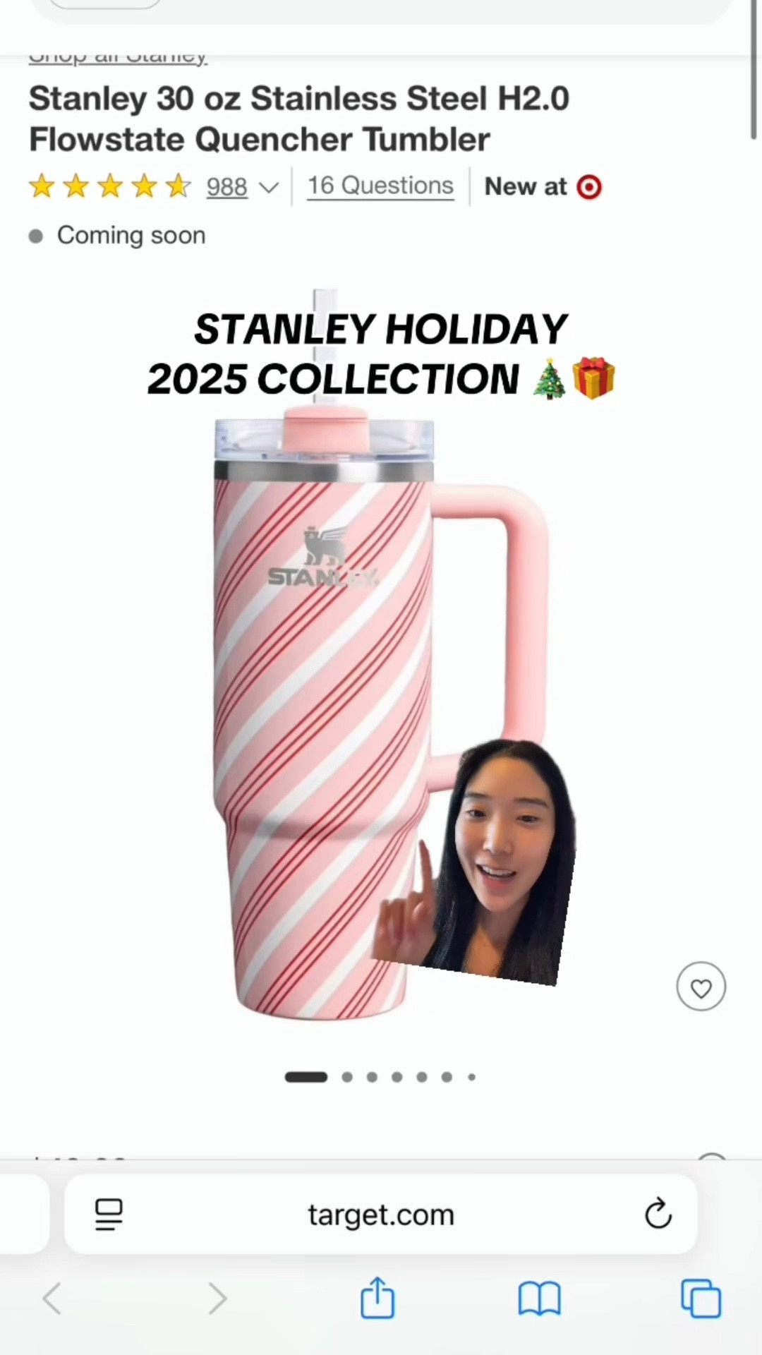 Stanley’s 2025 Holiday collection!!🎁 These drop Sunday Nov.2! 

#stanley #stanleytumbler #stanleycup #waterbottle #holiday #christmas #giftguide #giftidea #christmasgift #dog #home #kitchen #travel #target #targetfinds 

#LTKSeasonal #LTKHome #LTKGiftGuide