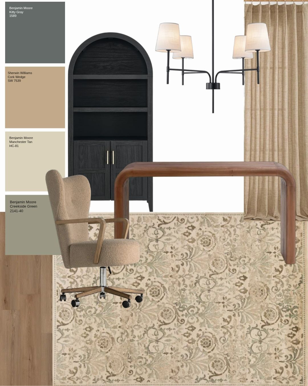 The Modern Organic, Executive, Home Office. I would be more inspired to work in this space, you?

#modernorganic #office #homeoffice #wayfairhome #wayfairdeals #wayfairfinds #amazondeals #amazonmusthaves #amazonhome #executiveoffice #officedecor #officecolours #designertips #designcoach #designerinspo #drapery #curtains #deskchair #moodboard #officetemplate #invitinginteriors  

 #LTKhome #LTKstyletip #LTKfamily