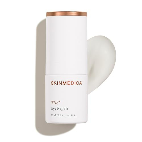 SkinMedica TNS Eye Repair Cream - Helps reduce the appearance of fine lines, wrinkles, and dark circles with a powerful blend of peptides, vitamins, and antioxidants, NEW PACKAGING, 0.5 Oz | Amazon (US)