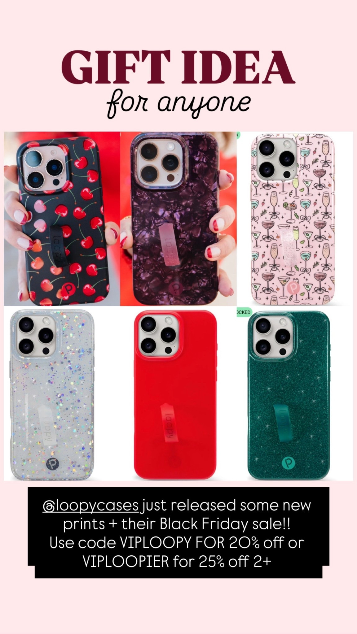Gift idea for anyone 
Loopy cases
VIPLOOPY for 20% offf

#LTKCyberWeek #LTKGiftGuide #LTKSaleAlert