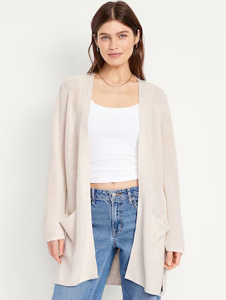 Longline Open-Front Sweater | Old Navy (US)