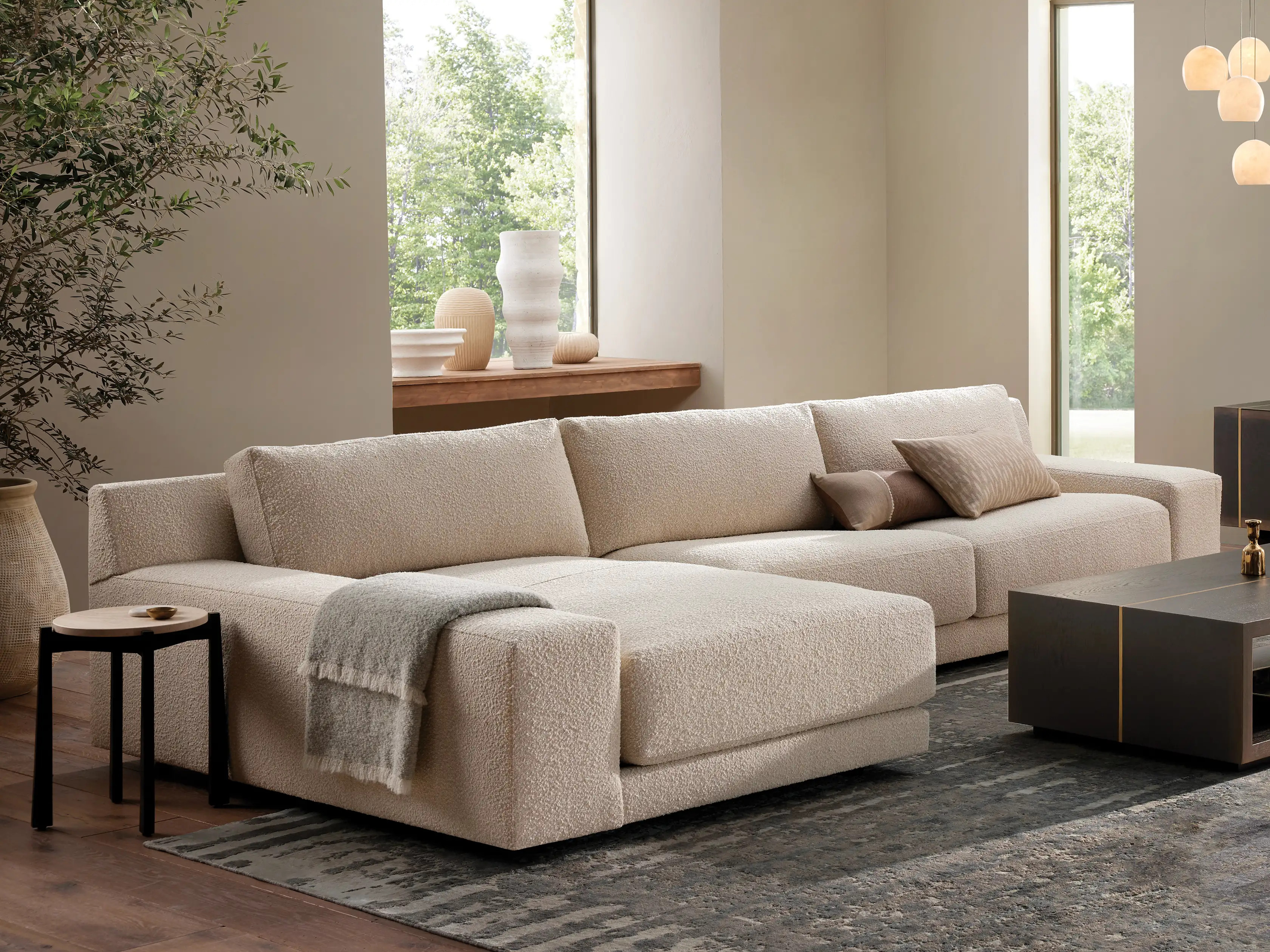 Novoli Two Piece Sectional | Arhaus