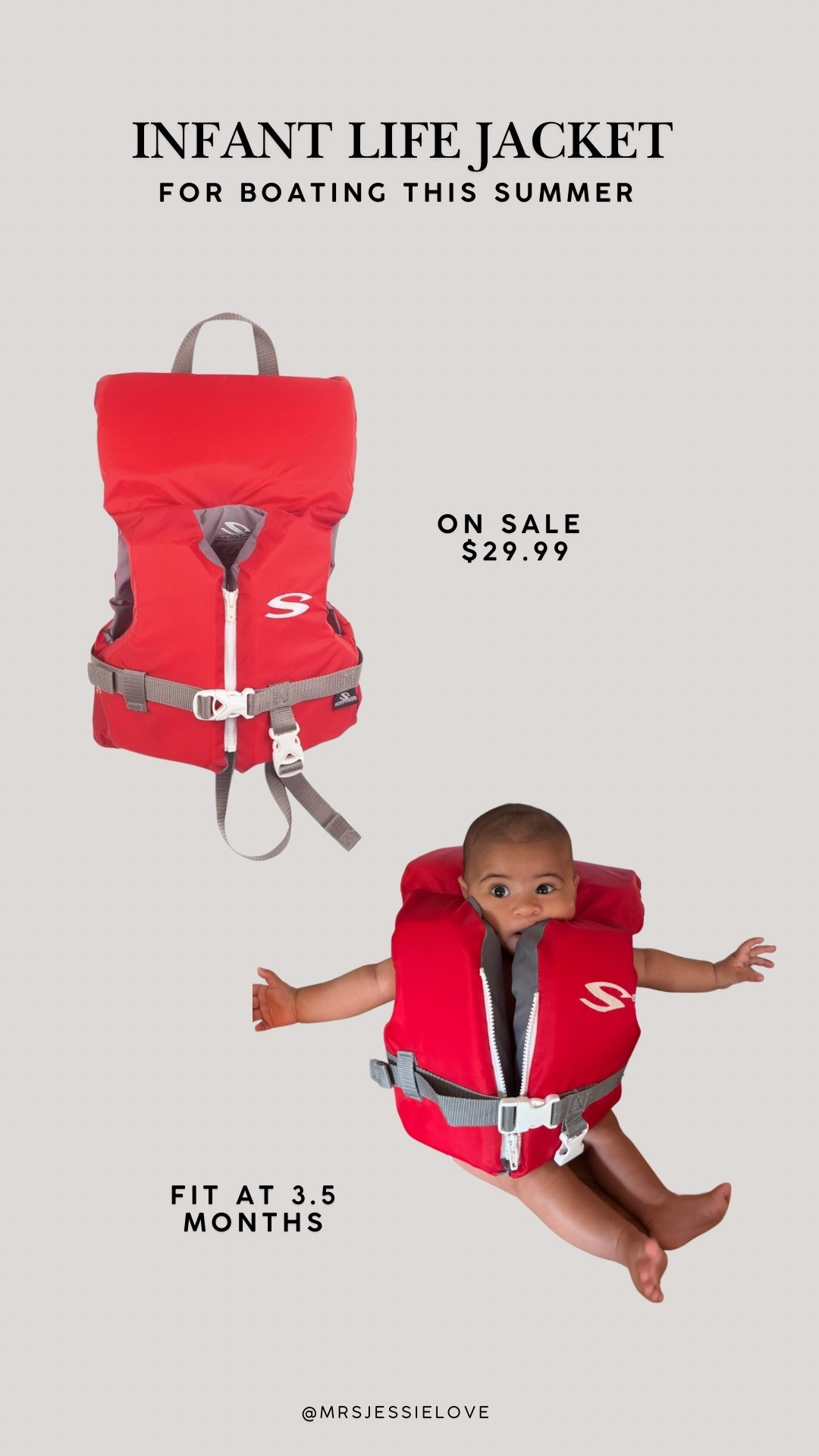 Infant life jacket for summer boating!

#LTKSaleAlert #LTKBaby #LTKFamily