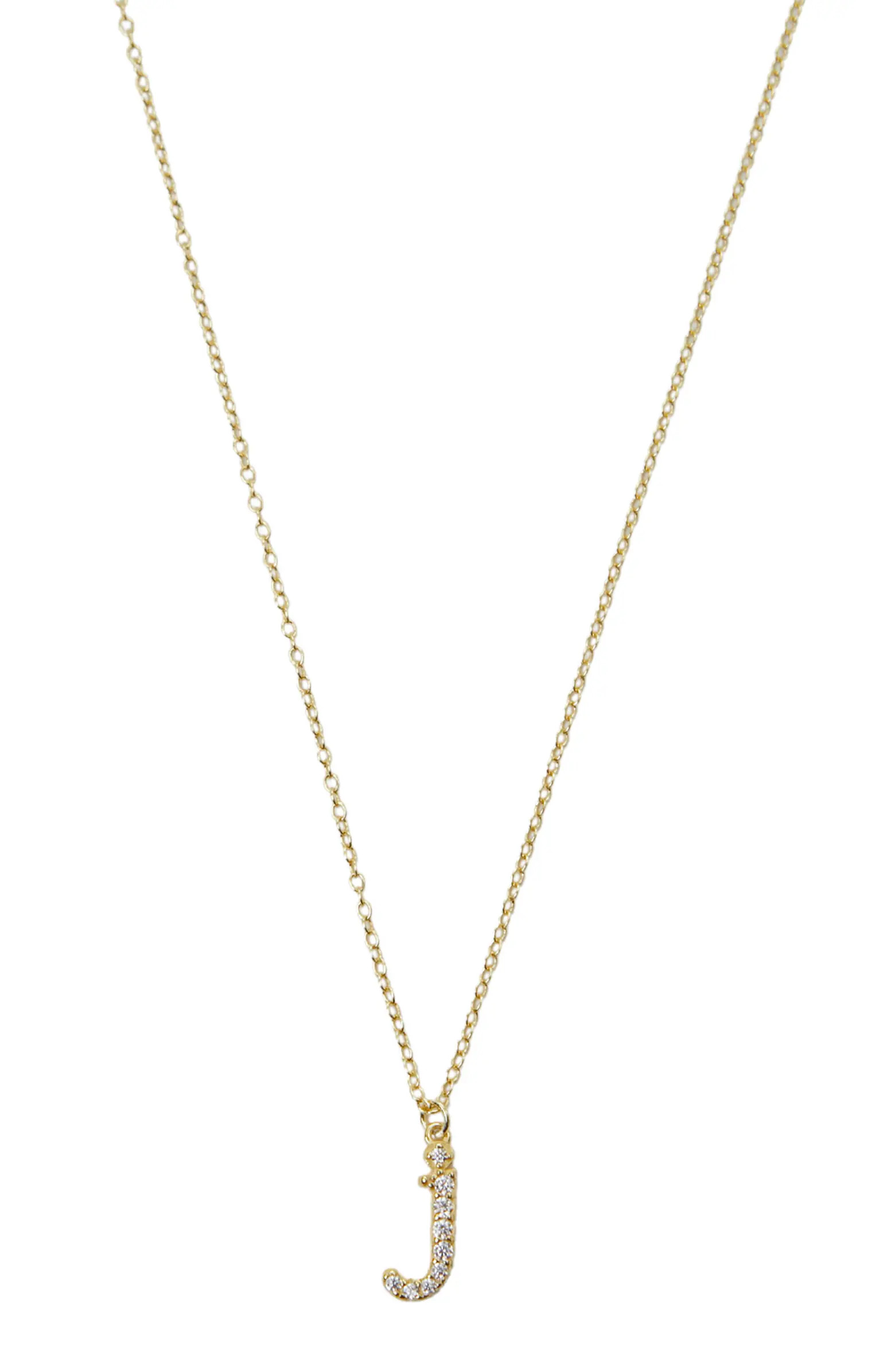 Mini Pavé Initial Necklace | Nordstrom