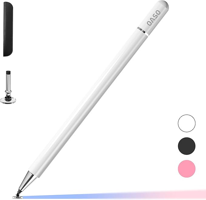 OASO Stylus Pen for Touch Screens, Disc Tip & Magnet Cap Styli Pencil Compatible with Apple iPad ... | Amazon (US)