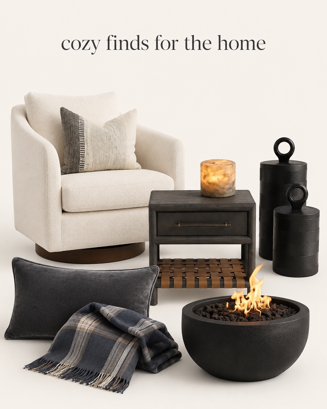 Cozy Home Finds

Layered textures, cozy neutrals, and timeless pieces that give that collected designer look without overcomplicating a space. Sharing a few favorite finds that feel warm, elevated, and easy to mix into almost any home style.

#LTKHome #LTKSaleAlert