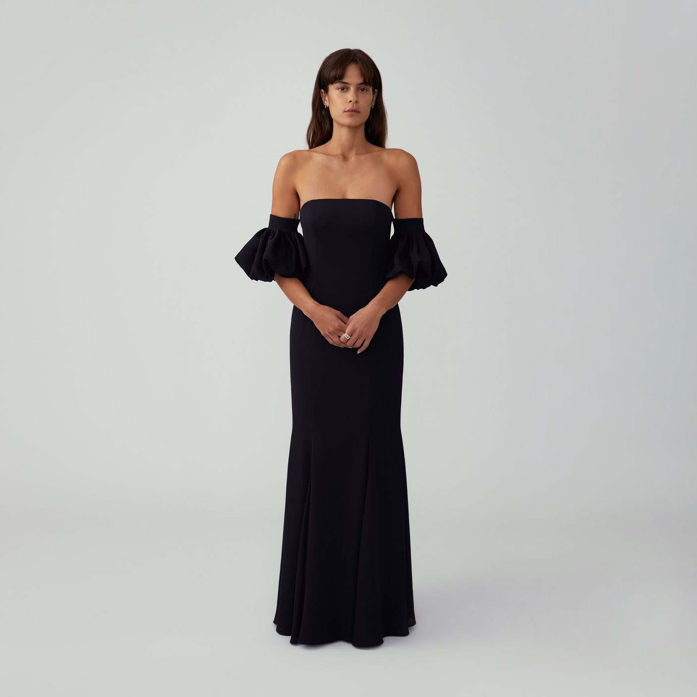 FABRIC & COLOR Heavy Georgette | Black | Fame and Partners