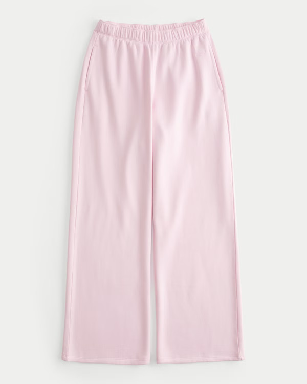 Hollister Feel Good Fleece Wide-Leg Pants | Hollister (US)