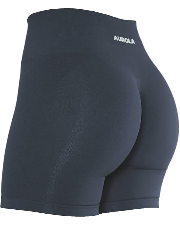 AUROLA Intensify Workout Shorts for Women Seamless Scrunch Short Gym Yoga Running Sport Active Ex... | Amazon (US)