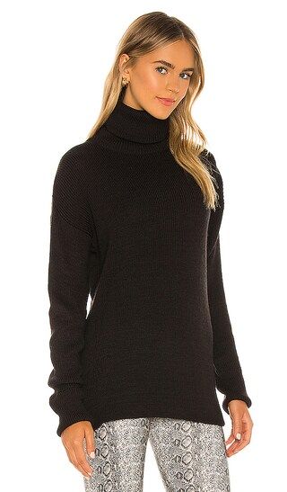 OW Intimates Anna Knit Sweater in Black Caviar from Revolve.com | Revolve Clothing (Global)