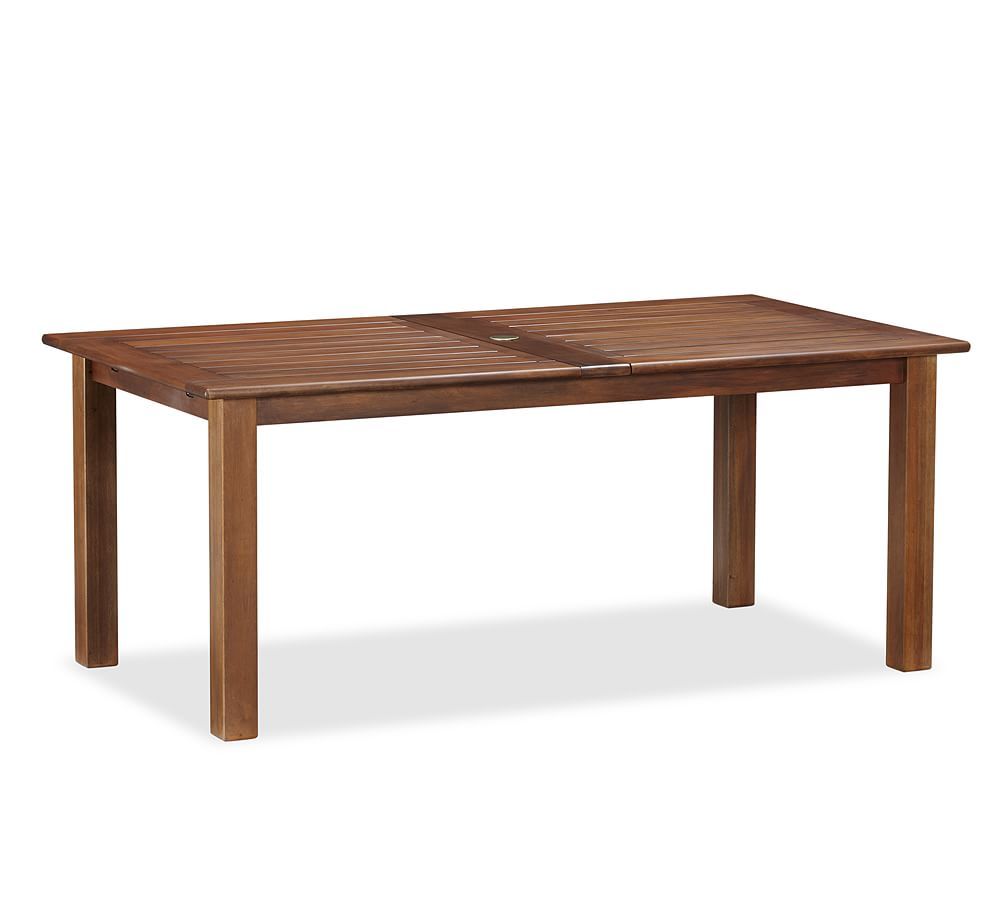Chatham FSC® Mahogany Extending Outdoor Dining Table | Pottery Barn (US)