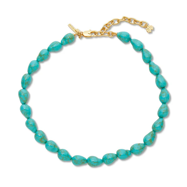 TURQUOISE BAROQUE COLLAR NECKLACE | LELE SADOUGHI