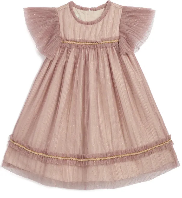 Pippa & Julie Kids' Remy Sparkle Mesh Party Dress | Nordstrom | Nordstrom