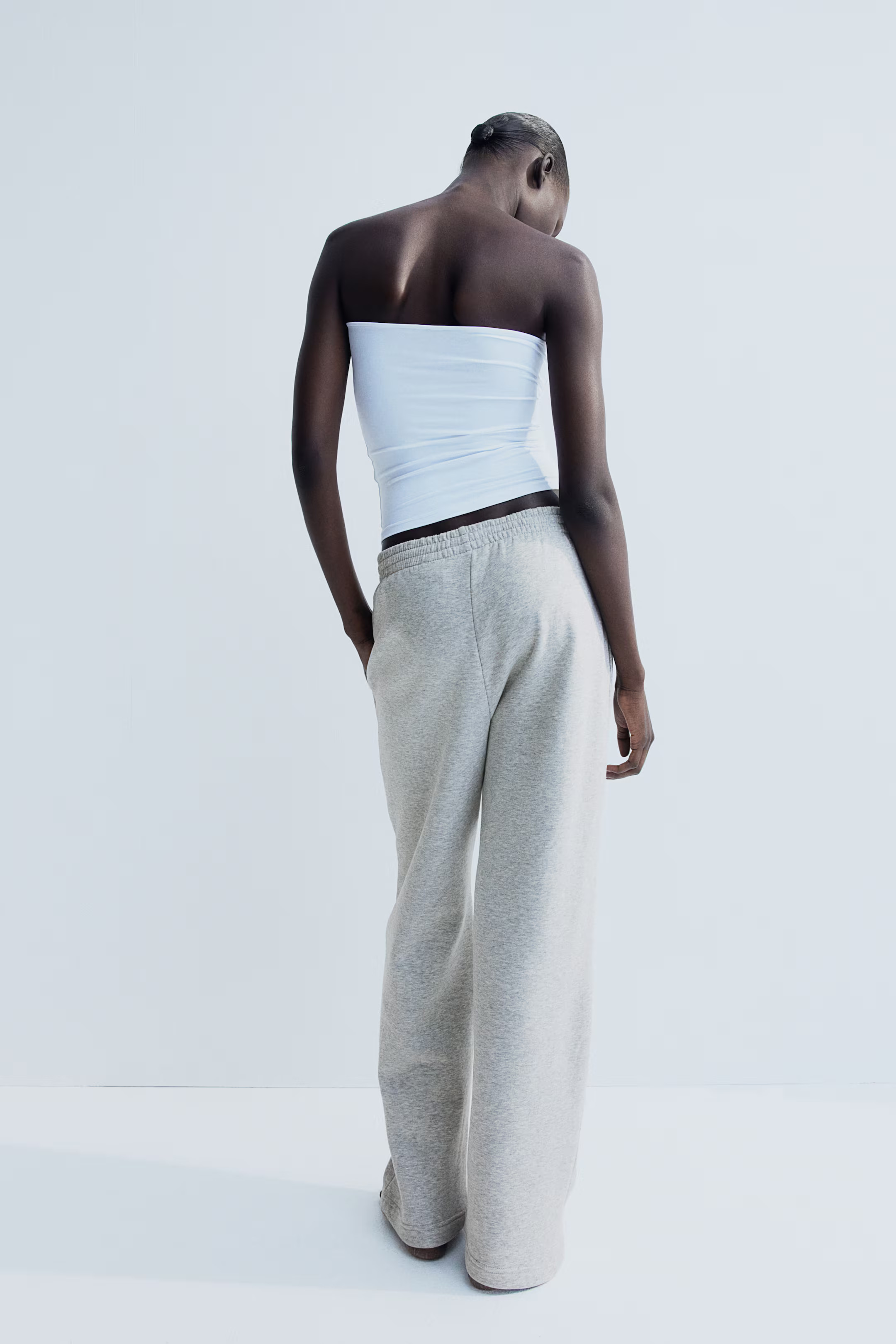 Sweatpants - Light grey marl - Ladies | H&M GB | H&M (UK, MY, IN, SG, PH, TW, HK)