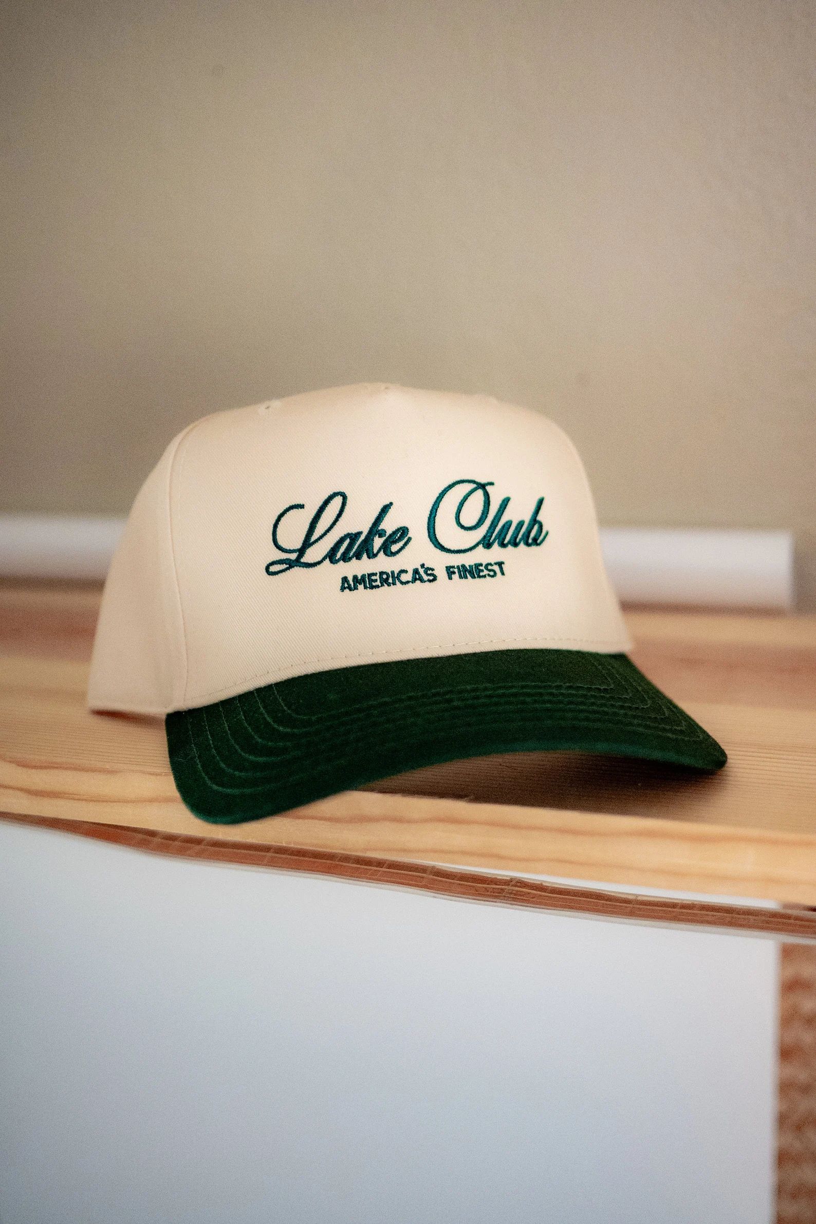 Lake Club Trucker Foam Front Adjustable Snapback Vintage Inspired Old Money Style Hat Vintage Tru... | Etsy (US)
