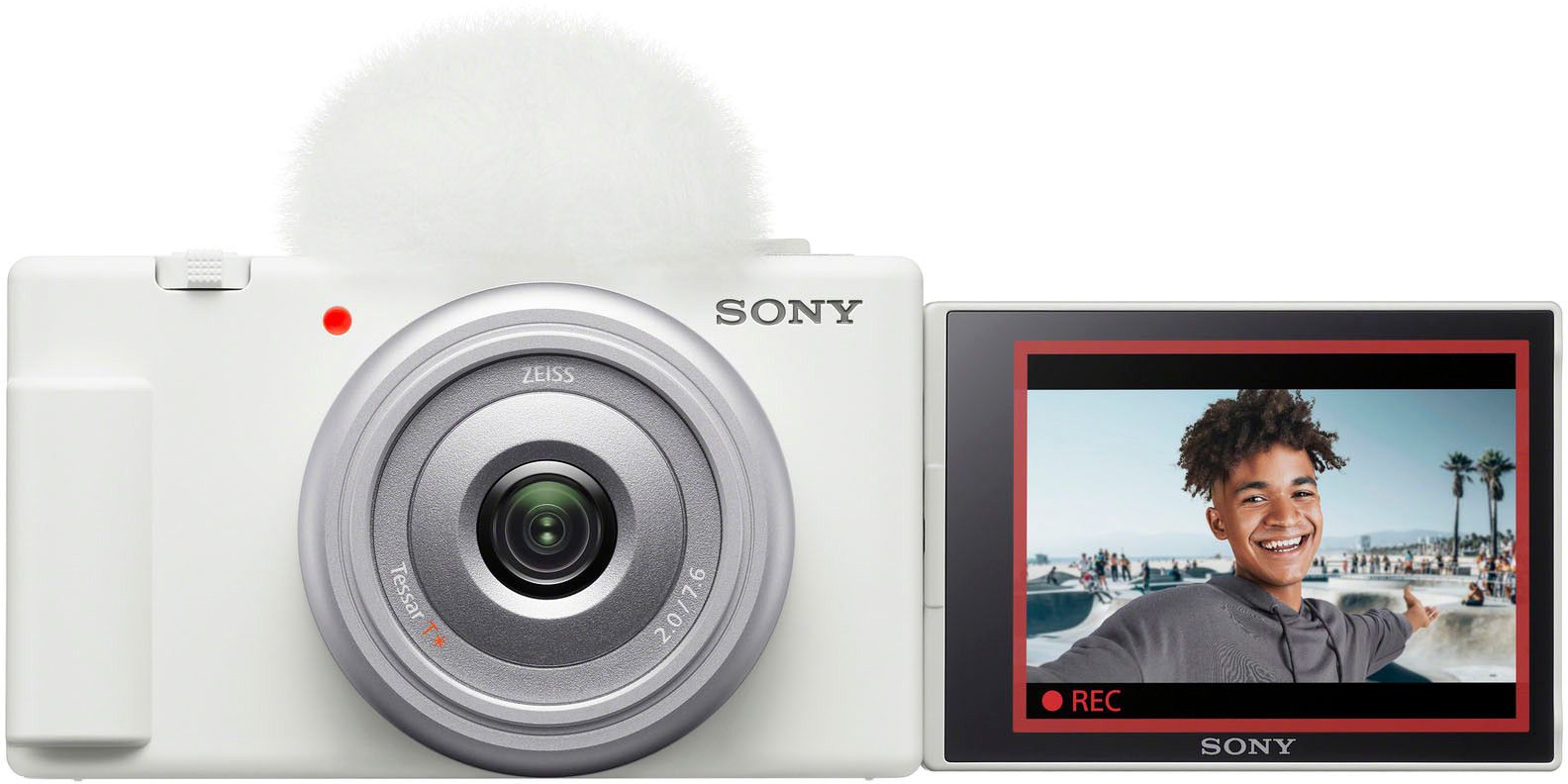 Sony ZV-1F Vlog Camera for Content Creators and Vloggers White ZV1F/W - Best Buy | Best Buy U.S.