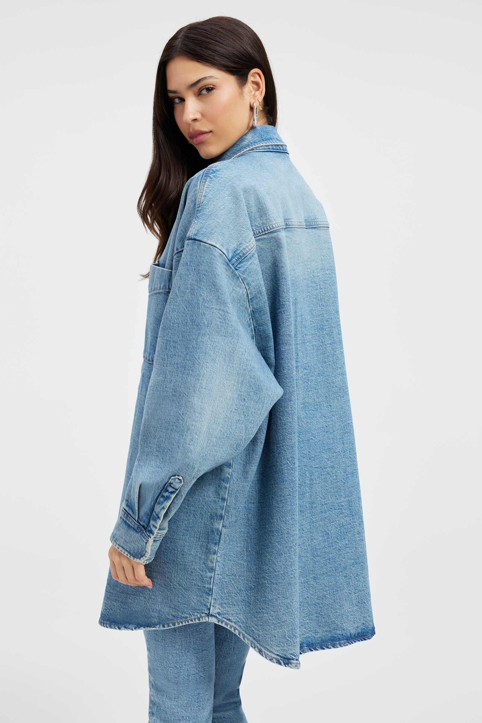 OVERSIZED SHACKET | INDIGO357 | Good American