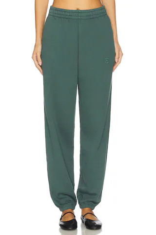 ANINE BING Karter Monogram Jogger in Dark Teal from Revolve.com | Revolve Clothing (Global)