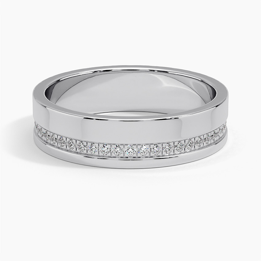 18K White Gold Austin Eternity Diamond 5.5mm Wedding Ring (1/3 ct. tw.) | Brilliant Earth