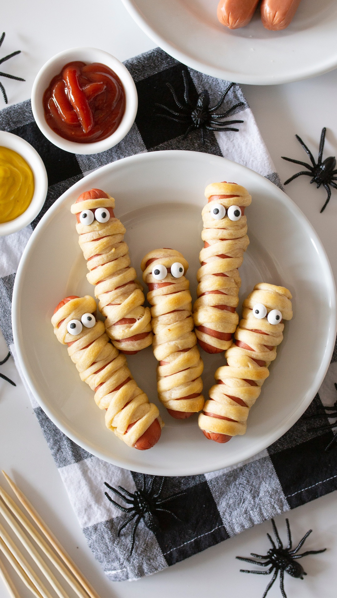🎃👻 3-Ingredient MUMMY DOGS from my NEW cookbook!

The sweetest traditions aren’t the big ones—they’re the simple recipes you make together year after year. 💕 These spooky-cute Mummy Dogs bake up in minutes at 375°F for 13–17 minutes, then just add candy eyes. 👏
One of 100+ super-easy recipes in Celebrating Every Day—no more last-minute stress, just holiday + everyday favorites all in ONE cookbook! 🎉

Halloween appetizer, Halloween snacks, Halloween baked treats, Halloween recipe, Halloween ideas, Easy recipes, Family recipes



#LTKHalloween #LTKParties #LTKSeasonal