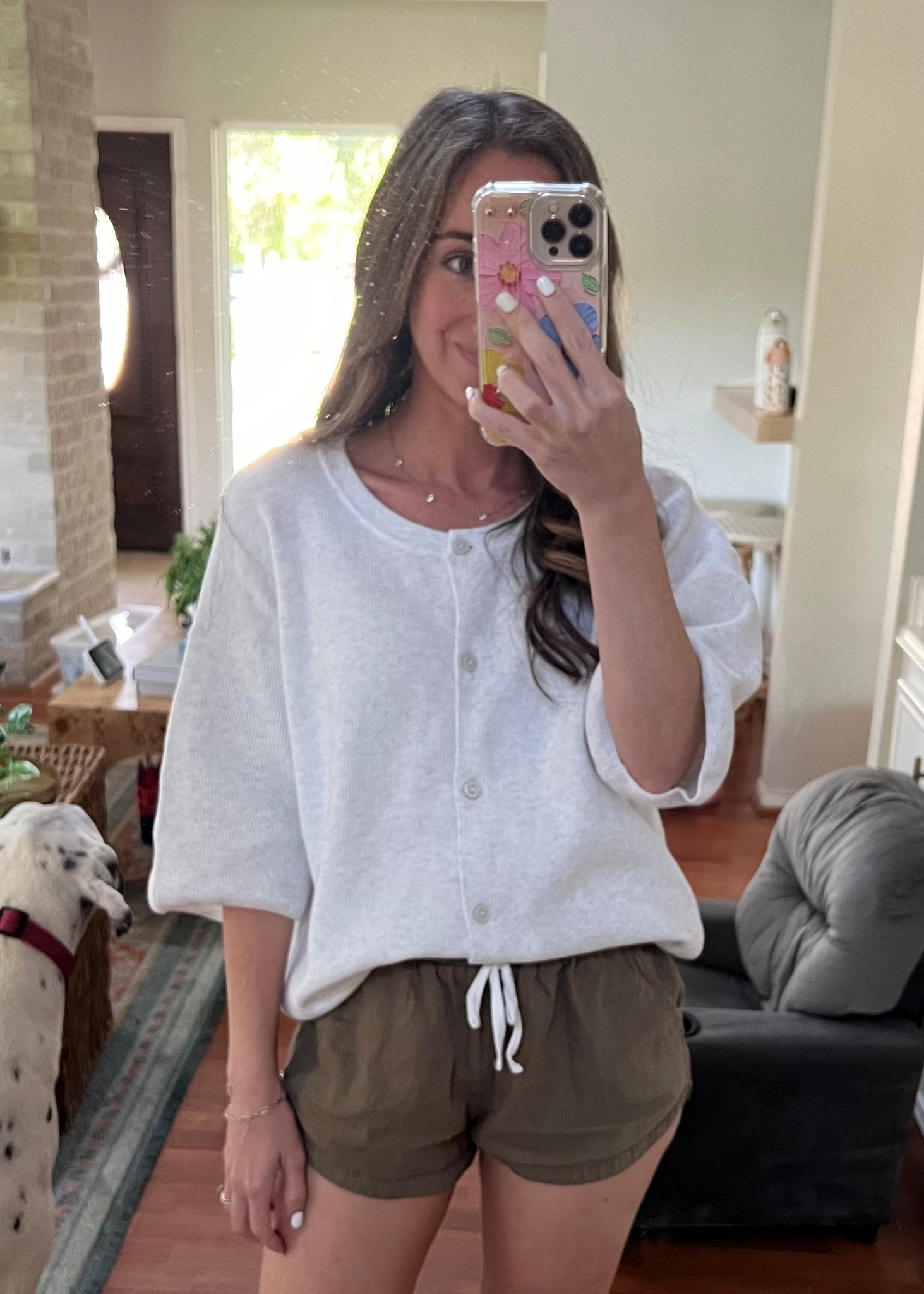 Loving this half sleeved cardigan from Target! 10/10! I got a medium and like the oversized fit of sizing up 

#LTKPetite #LTKSeasonal