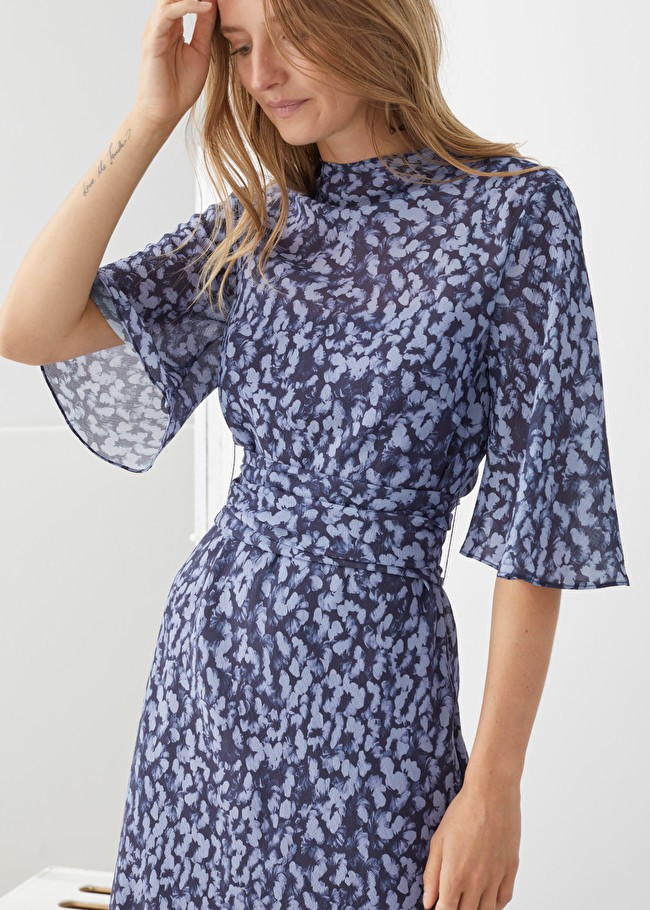 Belted Midi Print Dress | & Other Stories (EU + UK)