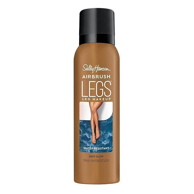 Sally Hansen Airbrush Legs®, Leg Spray-On Makeup, Deep Glow, Easy Application, Flawless Looking ... | Amazon (US)