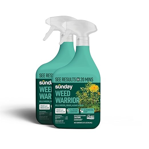 Sunday Weed Warrior, 32oz, 2 Pack - Grass & Weed Killer - Organic, Ready-to-Use Weed Killer Spray... | Amazon (US)