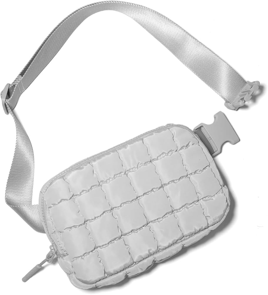 Gitus Trending Gifts for Women Puffer Crossbody Bags for Women Belt Bag Fanny Pack with Adjustabl... | Amazon (US)