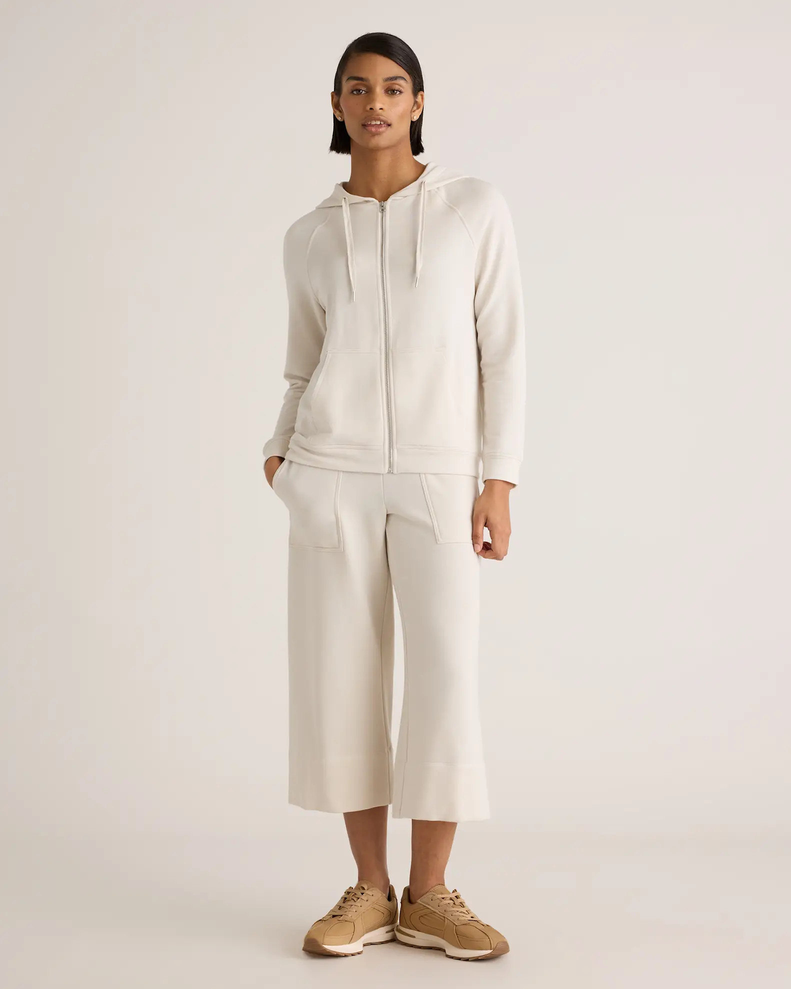 SuperSoft Fleece Zip Up Hoodie | Quince