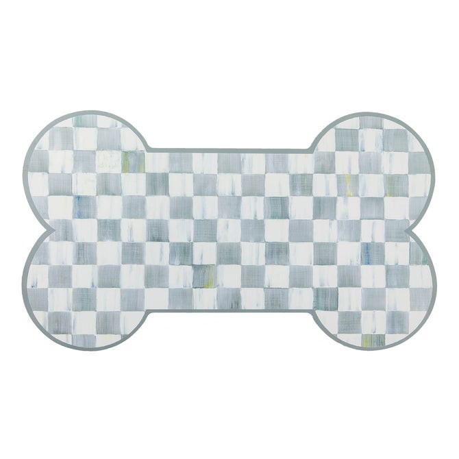 Sterling Check Pup Placemat | MacKenzie-Childs