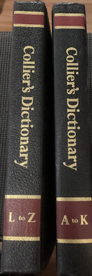 Collier's Dictionary Two Volume Set: A To K & L To Z, 1977 (HCs)  Macmillian | eBay | eBay US