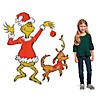 28 3/4" - 37 3/4" Jointed Dr. Seuss™ The Grinch & Max Cardstock Cutouts - 2 Pc. | Oriental Trading Company